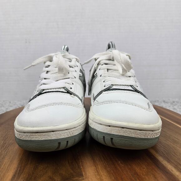 New Balance Womens 6.5B 550 White Juniper Leather Casual Lifestyle Daily Sneaker - Picture 4 of 15